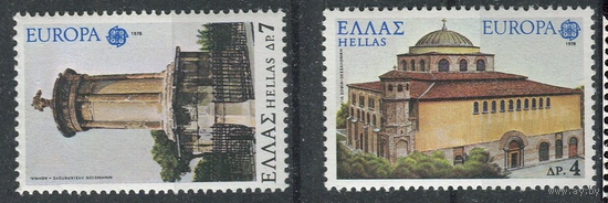 Греция 1978 Европа CEPT СЕПТ Архитектура Здания **