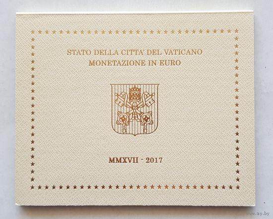 Ватикан 2017 Годовой набор Евро монет