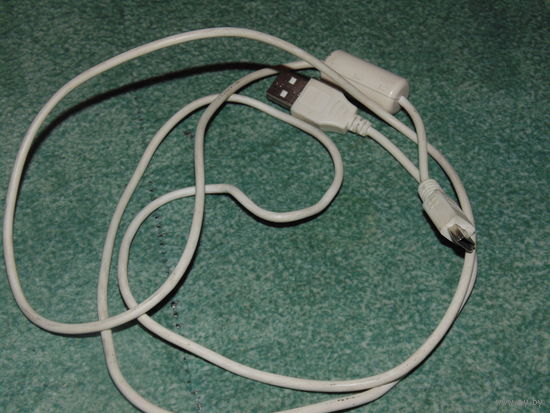 Кабель USB  на Mini USB с феритовым фильтром для геймпада PS4 и телефонов