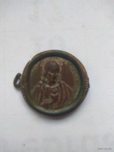 Медальон старинный с клеймом