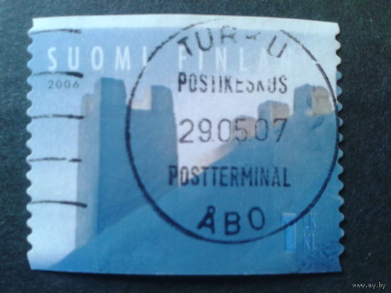 Финляндия 2006 крепость, марка из буклета