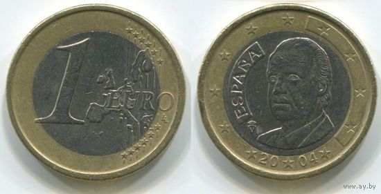 Испания. 1 евро (2004)