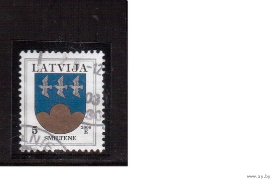 Латвия-2006 (Мих.541)  гаш., Стандарт, Гербы