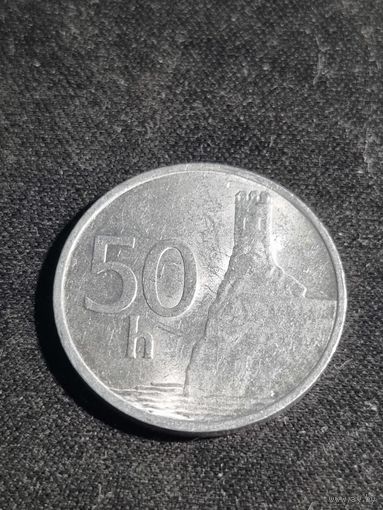 Словакия 50 геллеров 1993