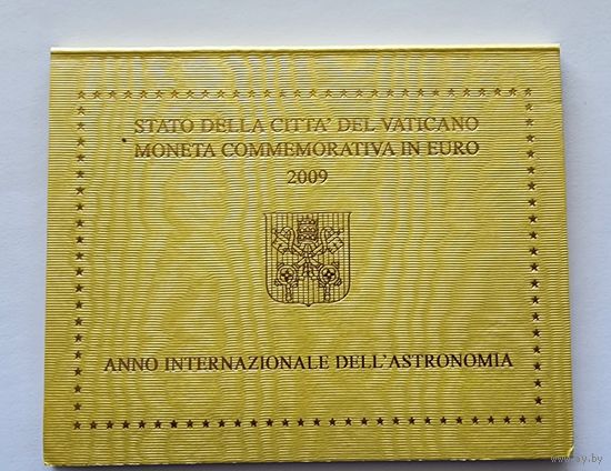 Ватикан 2 евро 2009 Международный год астрономии  буклет