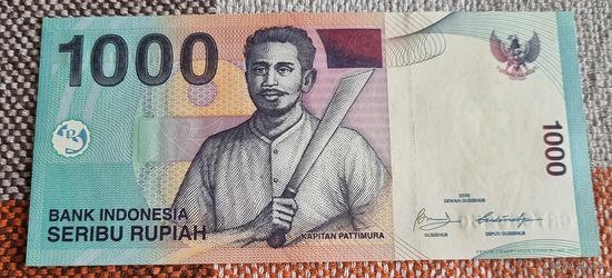 1000 рупий Индонезии  2009 года.