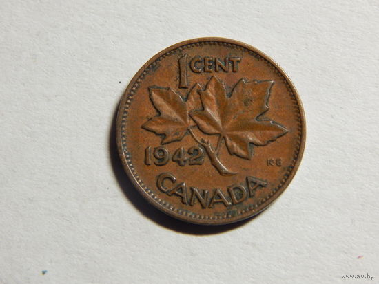 Канада 1 цент 1942г