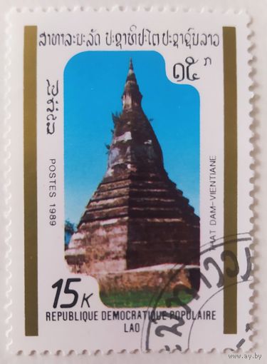 Лаос 1989, старинный храм