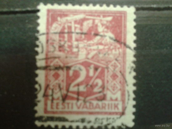 Эстония 1922 стандарт, ткачиха 2 1/2м