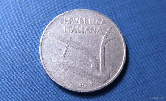 10 лир 1953. Италия.