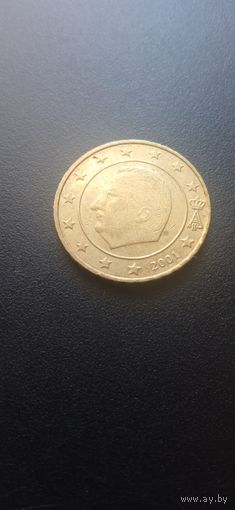 Бельгия 10 евроцентов 2001 г.