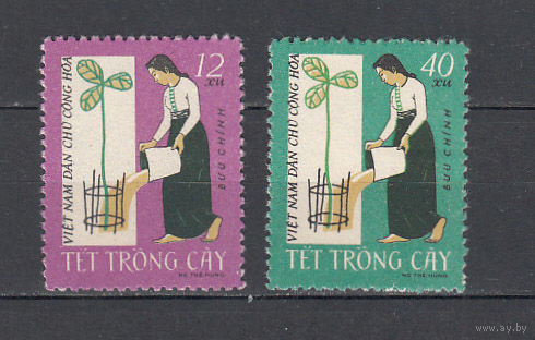 Вьетнам. 1962. 2 марки (полная серия). Michel N 194-195 (7,0 е)