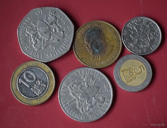 Кения 6 монет