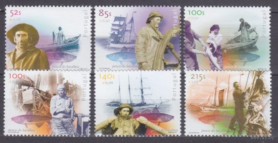 2000 Португалия 2448-2453 Рыбацкие лодки 9,00 евро