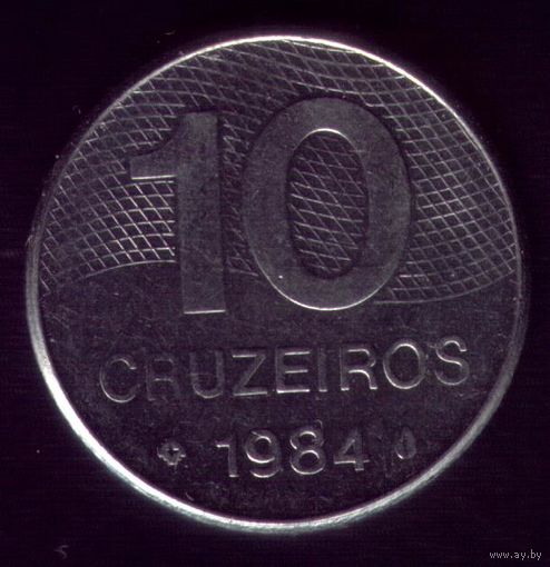 10 Крузейро 1984 год Бразилия