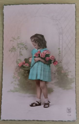 Старинная открытка Франция нач. XX в.