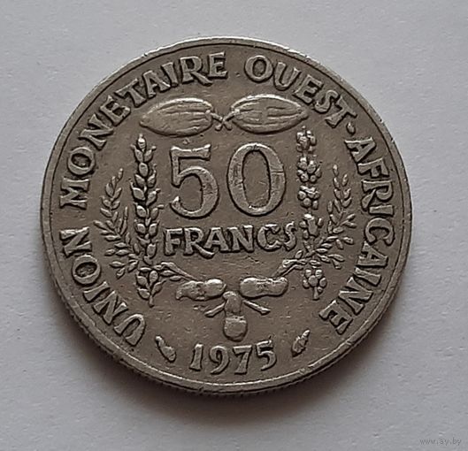 50 франков 1975 г. Западная Африка