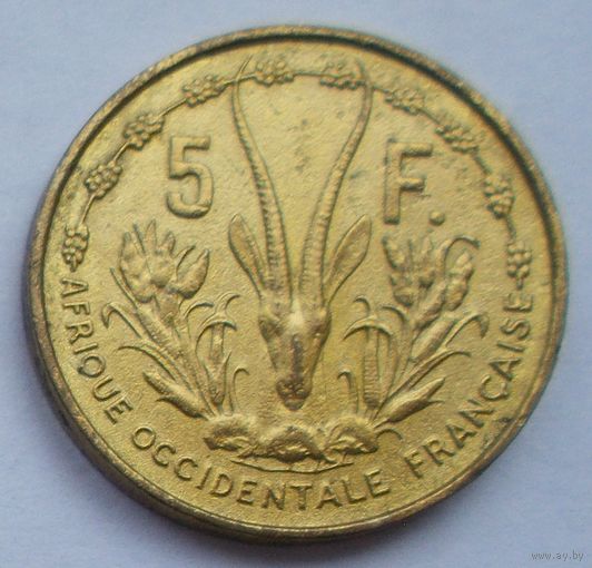 Французская Западная Африка 5 франков 1956