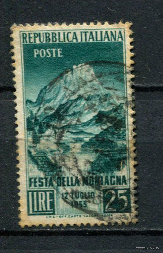 Италия - 1953 - Горы, фестиваль, Италия - [Mi. 893] - полная серия - 1 марка. Гашеная.  (LOT C22)