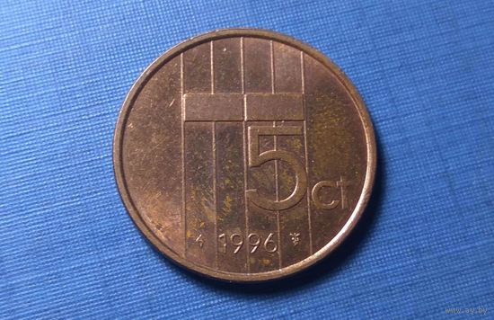 5 центов 1996. Нидерланды. XF!