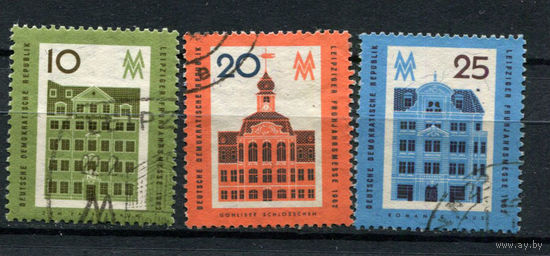 ГДР - 1962 - Лейпцигская весенняя ярмарка - [Mi. 873-875] - полная серия - 3 марки. Гашеные.  (Лот 44AS)