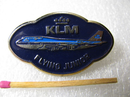 Знак. Авиакомпания "KLM". летающий юниор.