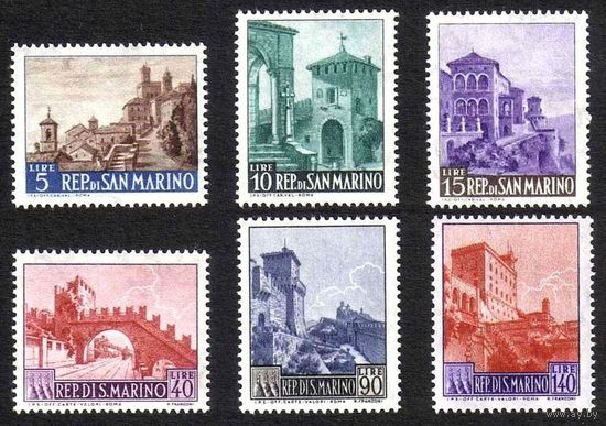 1966 Сан-Марино 856-861 Архитектура