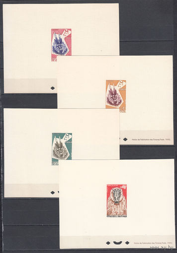 Маски разных животных. Верхняя Вольта. 1960. 18 люкс-блоков (полная серия). Michel N 71-88 (- е)