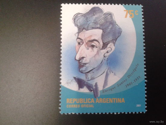 Аргентина 2001 Писатель Михель-3,0 евро