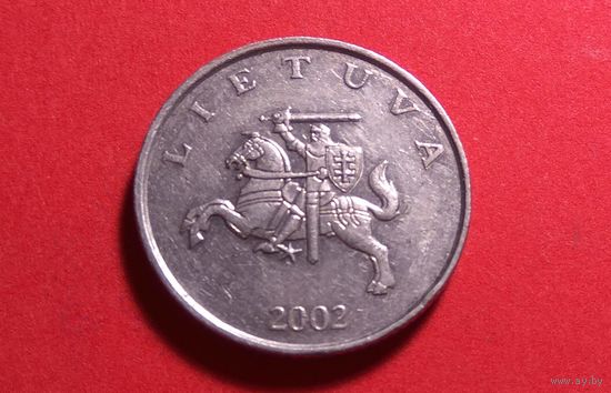 1 лит 2002. Литва.