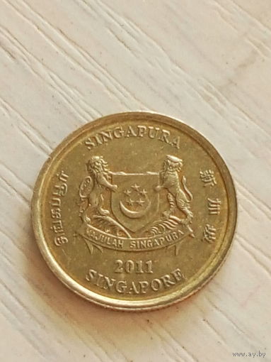 Сингапур 5 центов 2011г.