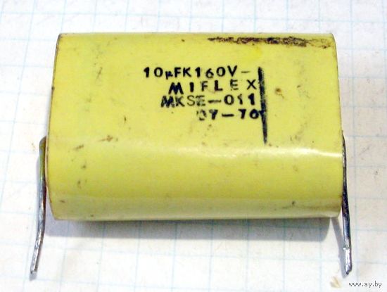 Конденсатор плёночный MIFLEX_10.0mF - 160V