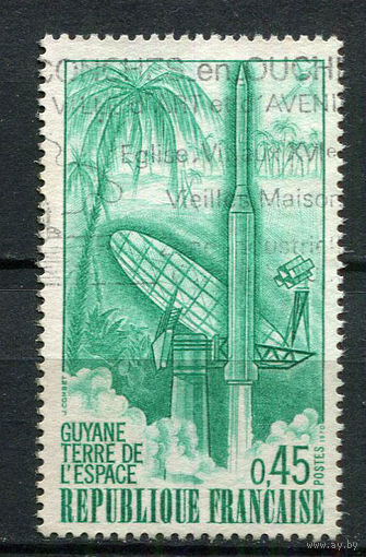 Франция - 1970 - Запуск ракеты Диамант B - [Mi. 1705] - полная серия - 1 марка. Гашеная.  (Лот 24CE)