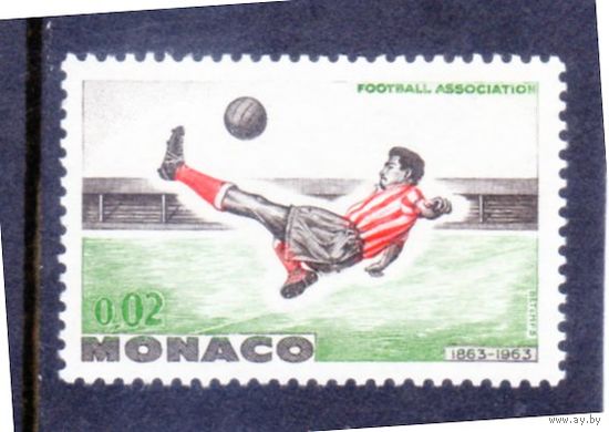 Монако.Спорт.100 лет футбольной ассоциации Монако.1963.