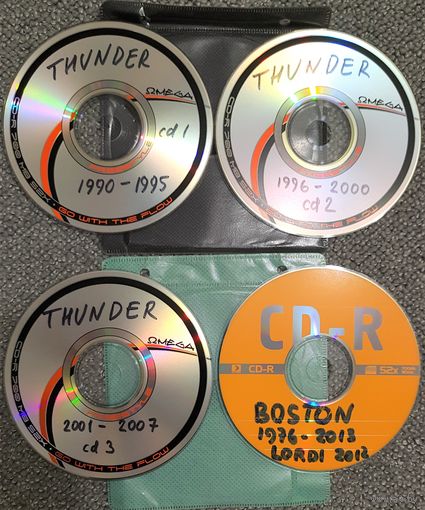 CD MP3 THUNDER, BOSTON - 4 CD