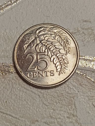 Тринидад и Тобаго 25 центов 2008 года .