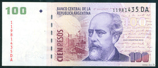Аргентина 100 песо 2003 UNC