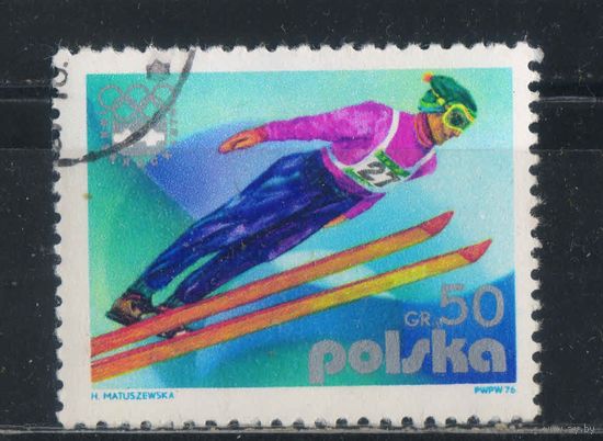 Польша ПНР 1976 ХII Олимпийские зимние игры в Инсбруке Прыжки с трамплина #2421