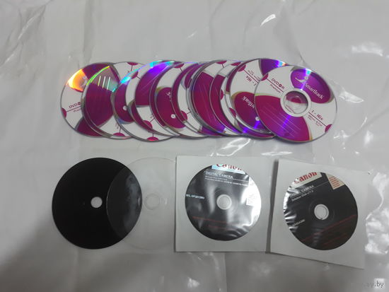Диски DVD-R чистые под запись, новые