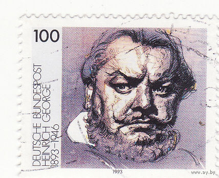 Генрих Георг в роли Гоца фон Берлихингена в "Урготе" Гете 1993 год