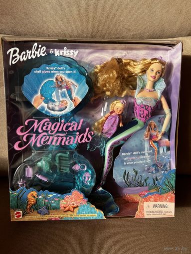 Кукла Барби Barbie and Krissy Magical Mermaids
