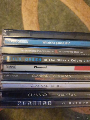 5pcs audio CDs rock Albums clannad 8р за диск