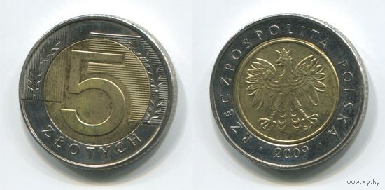 Польша. 5 злотых (2009)