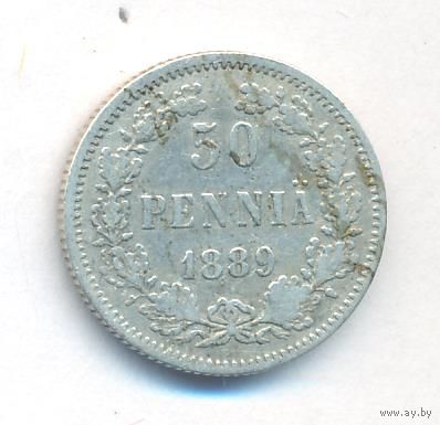 50 пенни 1889 год _состояние VF