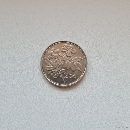 Мальта 25 центов 1986 года
