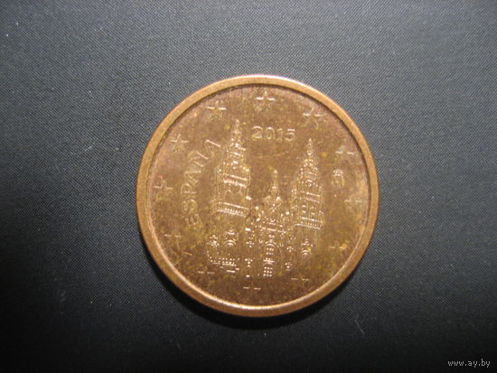 1 евроцент Испания 2015