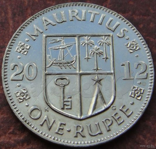5651: 1 рупия 2012 Маврикий