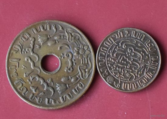 Нидерландская Индия. 2 монеты