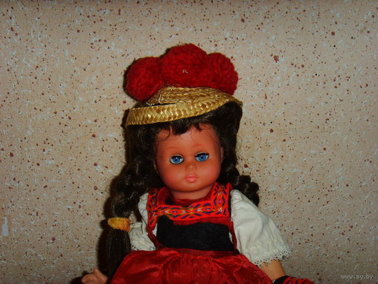 Кукла винтажная в национальном костюме . Германия . Hans Volk