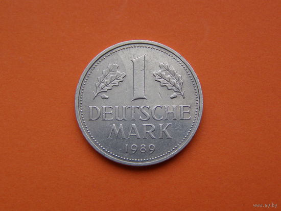 1 марка 1989 (D). ФРГ. Германия.